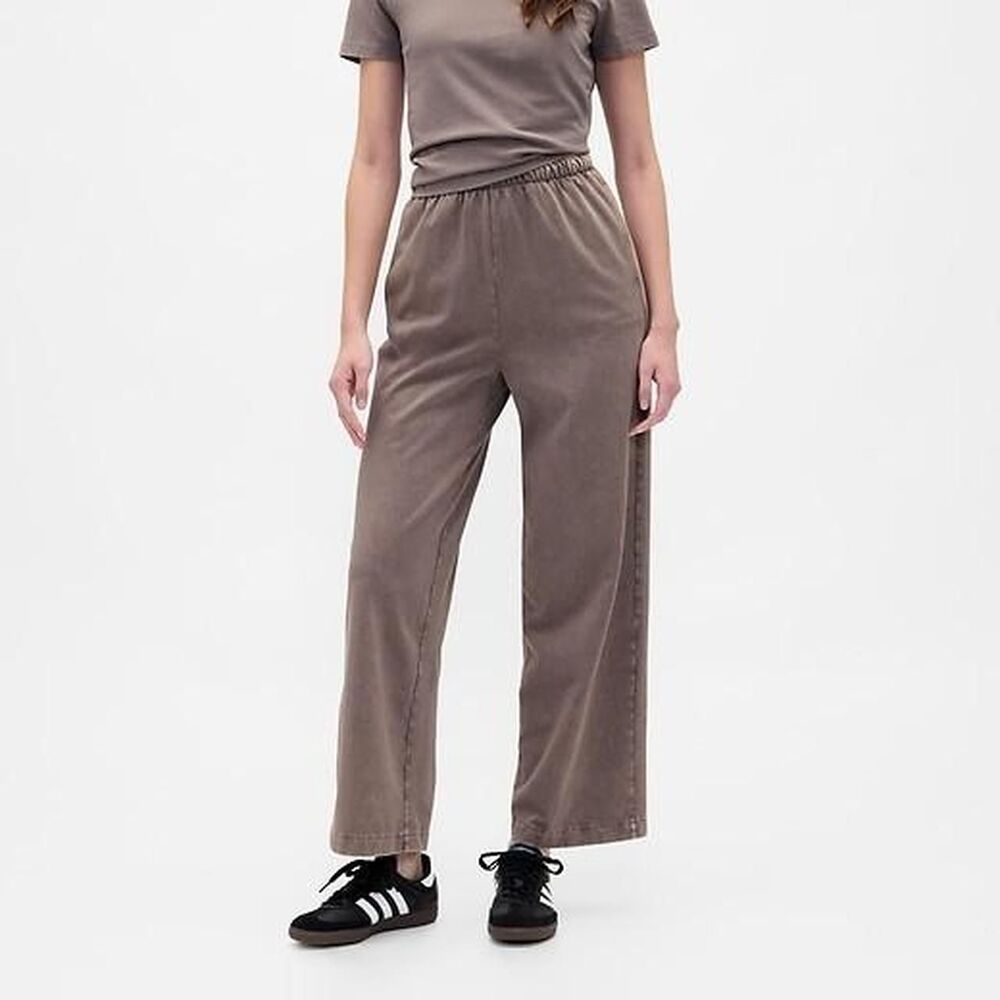 Gap Women's Brown and Grey Trousers